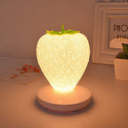 Strawberry Night Light Lamp USB Rechargeable Soft Silicone