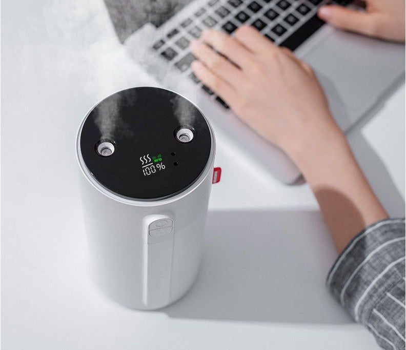 Intelligent USB Humidifier Dual Jet Heavy Fog Compact