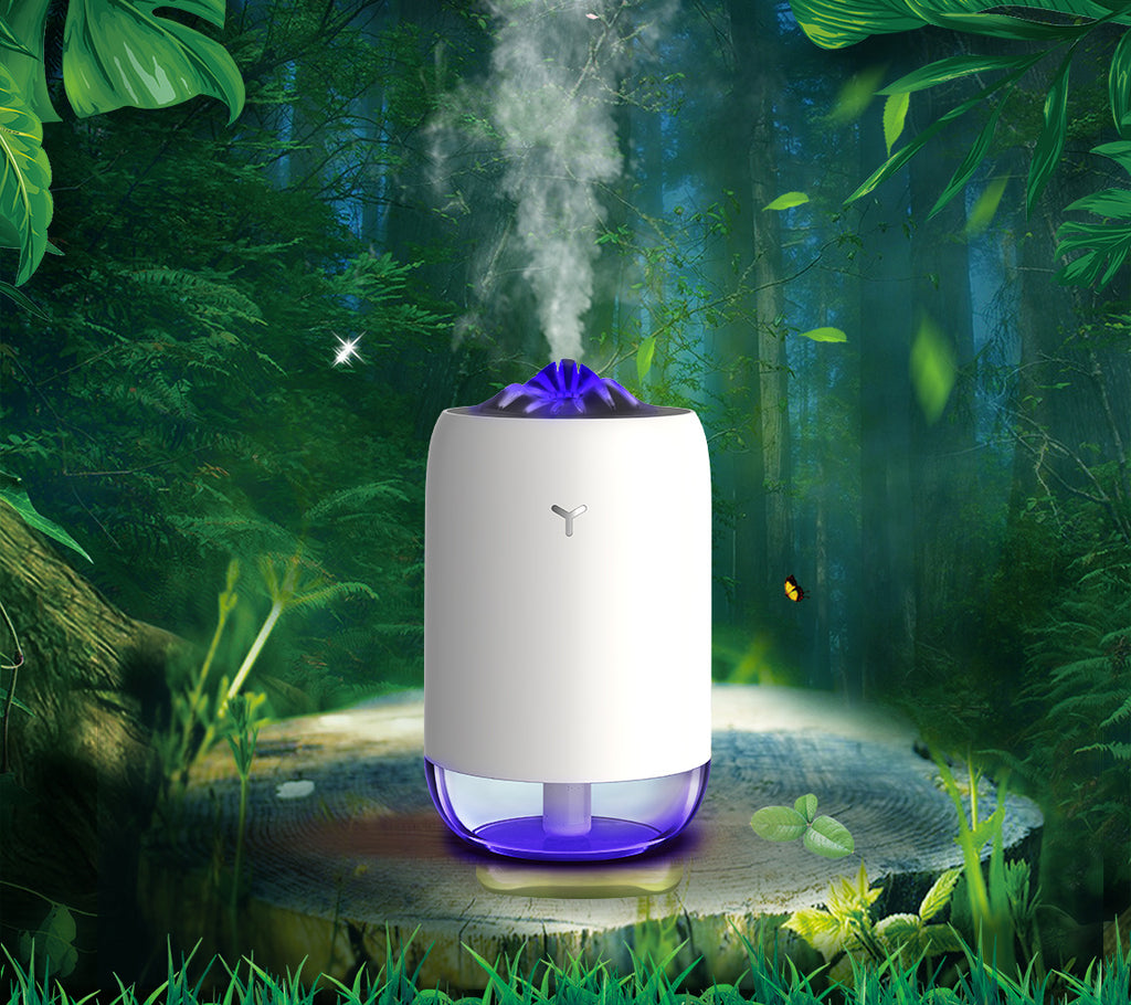 Magic Flame Humidifier Diffuser LED Mini Desktop USB