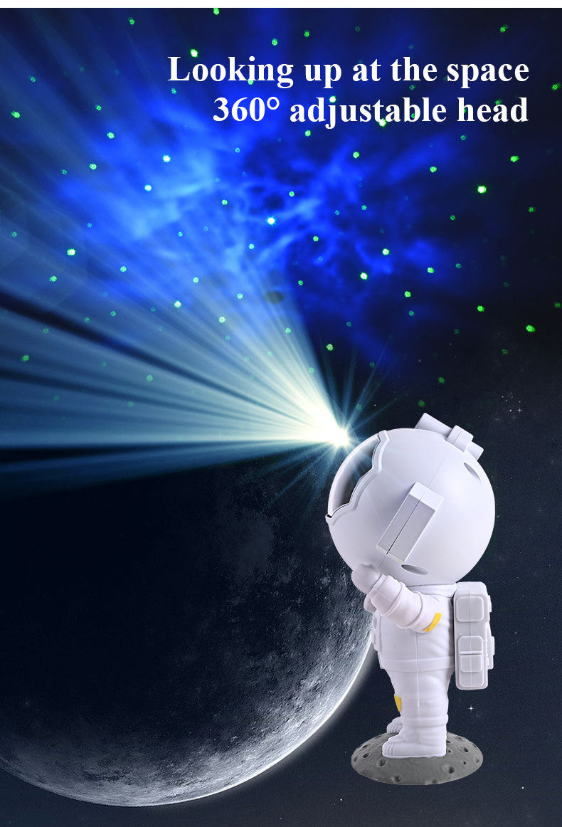 Galaxy Star Projector Lamp Astronaut LED Night Light
