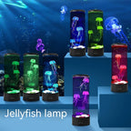 Jellyfish Lamp Night Light Color-Changing LED USB Compact