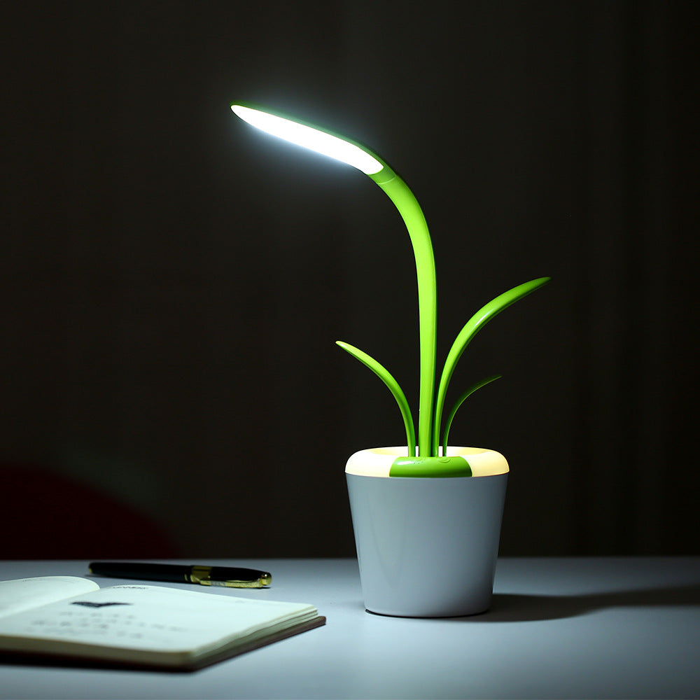 Modern LED Desk Lamp USB Eye-Care Table Light Black