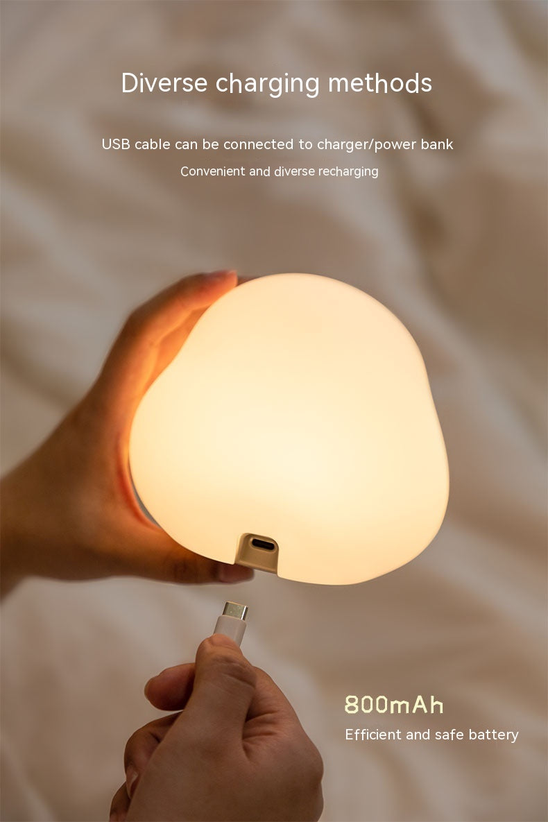 Cute Duck LED Night Lamp Silicone Touch Rechargeable