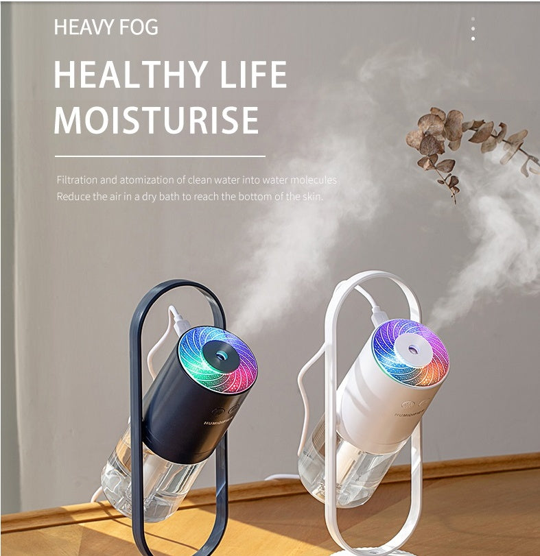 Magic Shadow Humidifier Mini USB Diffuser LED Light