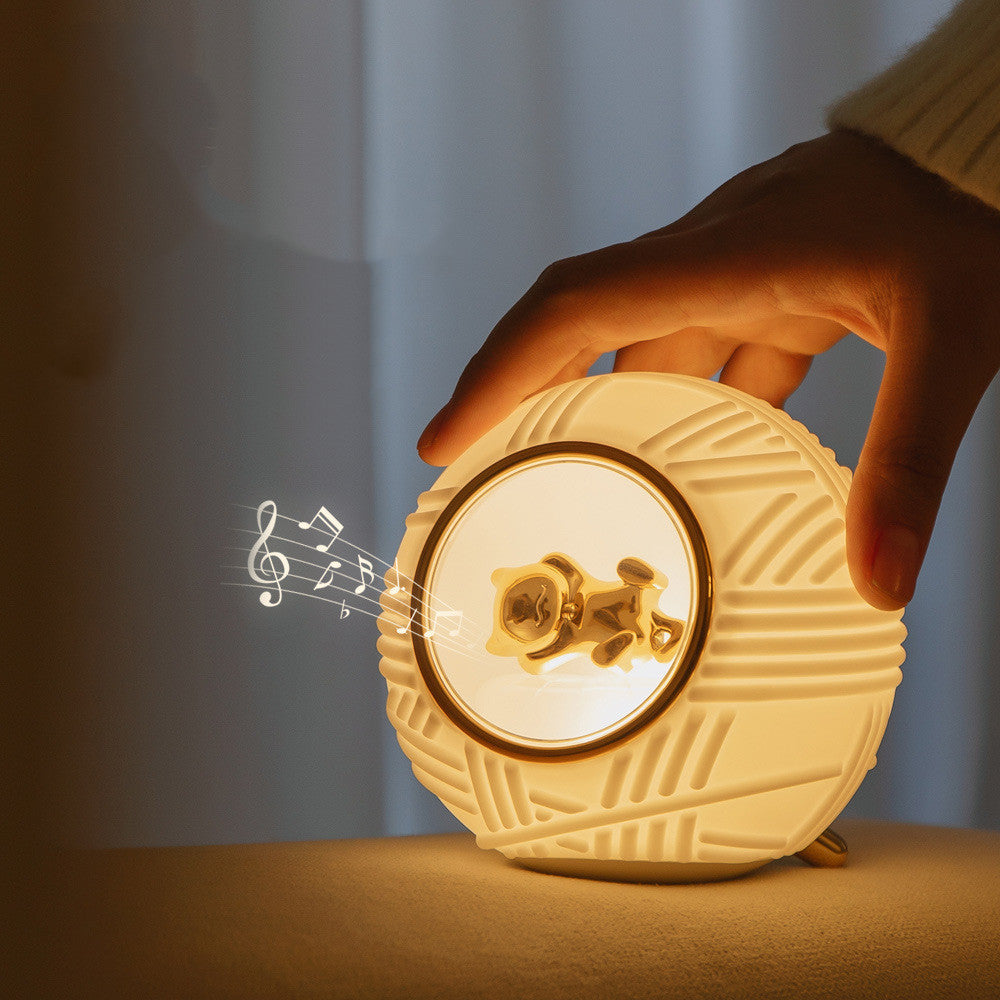 Rechargeable Cat Toy Ball with Music Light Silicone