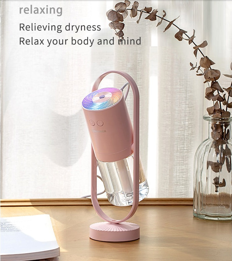Magic Shadow Humidifier Mini USB Diffuser LED Light