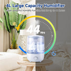 Mechanical Humidifier BPA-Free Low Water Protection 4L