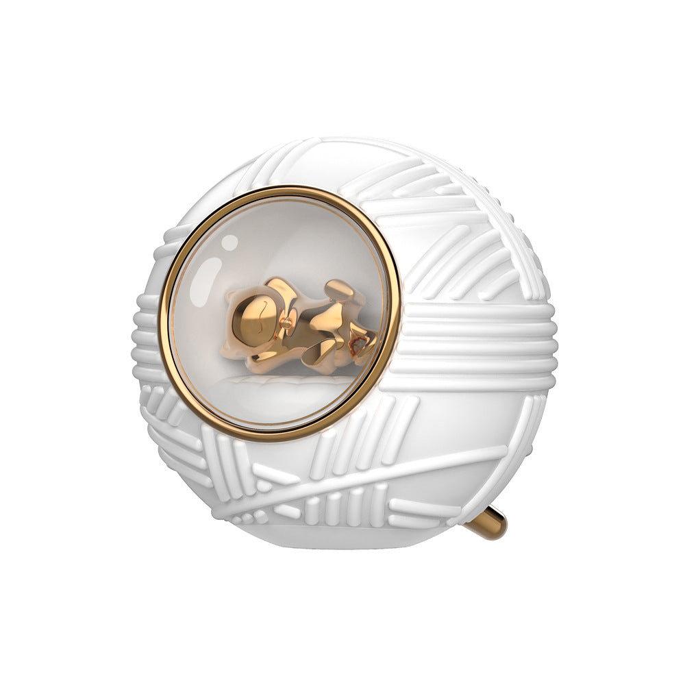 Rechargeable Cat Toy Ball with Music Light Silicone