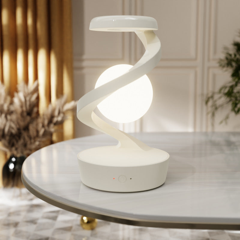 Rotating Moon Desk Lamp Table Lamp Wireless Charging