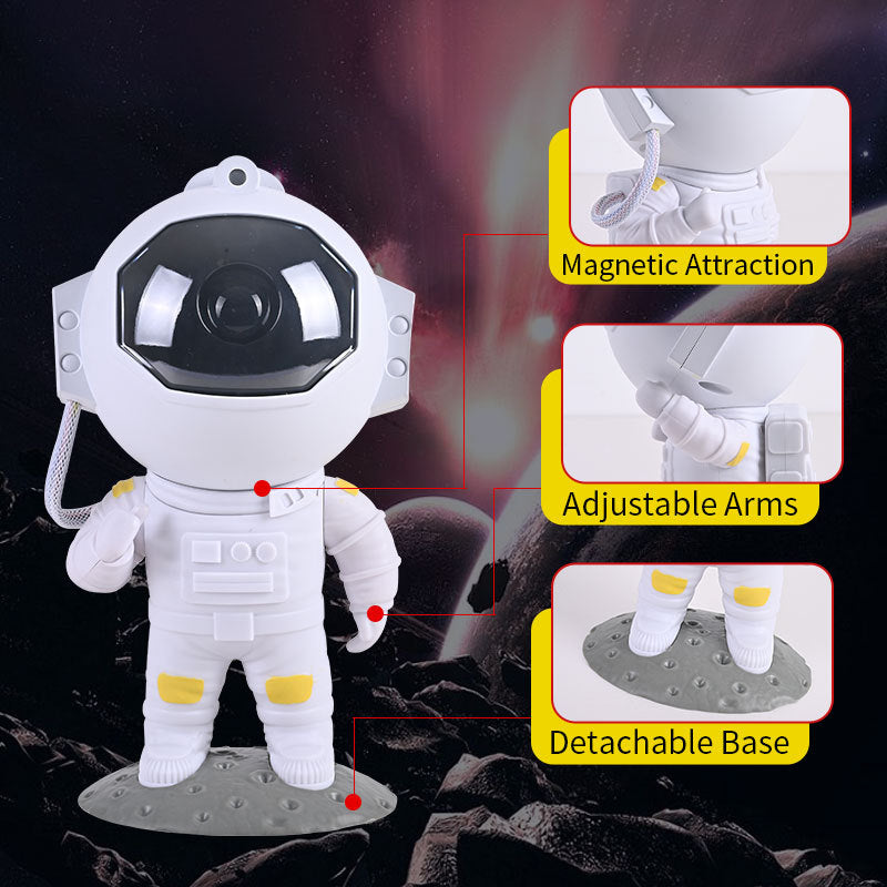 Galaxy Star Projector Lamp Astronaut LED Night Light