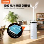 Humidifier Large Room 16L Tank Quiet Whole House Unit