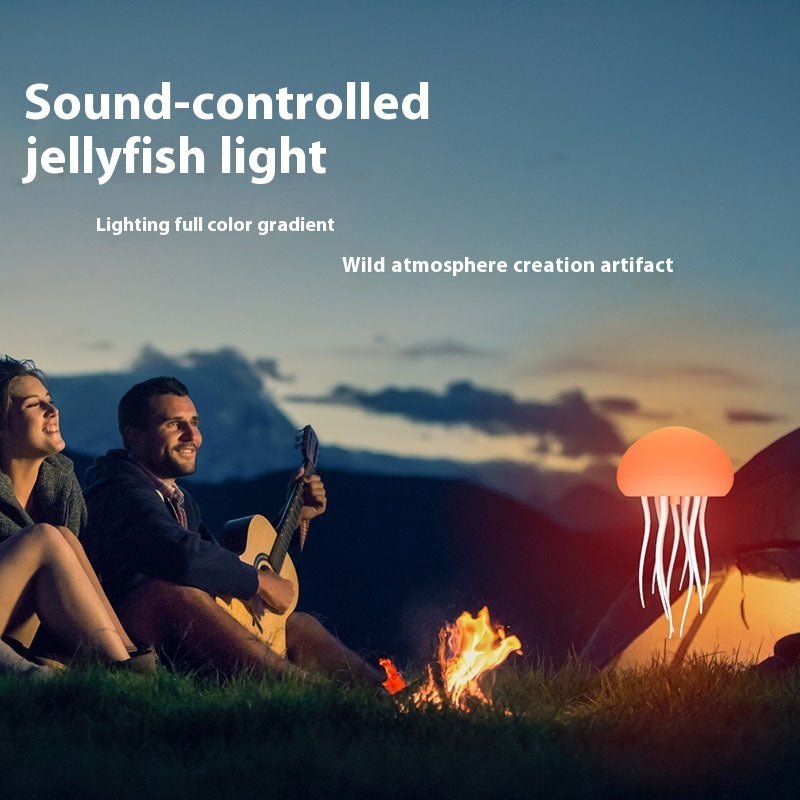 Jellyfish Mood Lamp Night Light LED Portable Desk Decor
