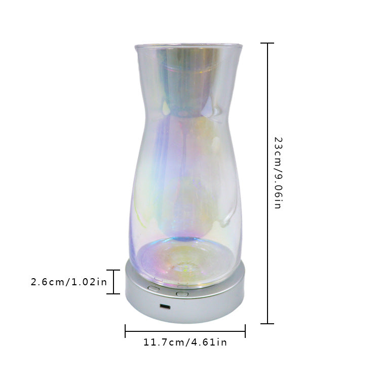 Magic Color LED Vase Lamp Rotating Light Home Decor Glow