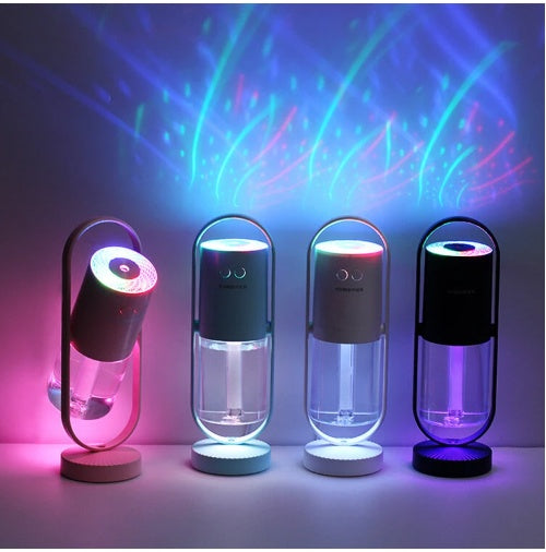 Magic Shadow Humidifier Mini USB Diffuser LED Light