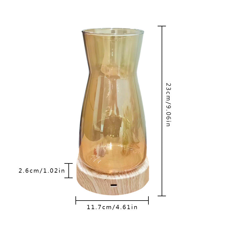 Magic Color LED Vase Lamp Rotating Light Home Decor Glow