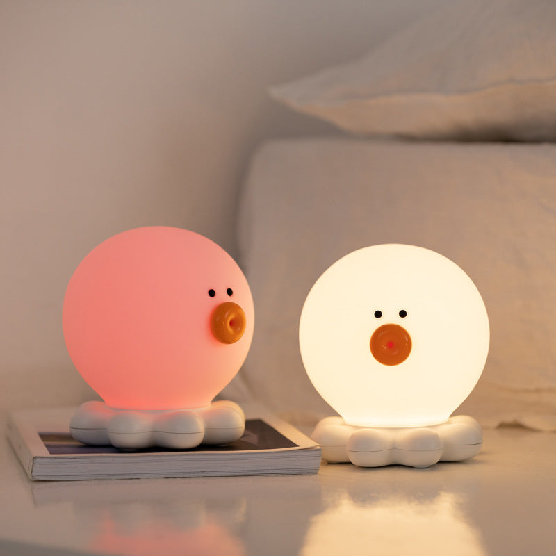 Smart Sensor Octopus Night Light Lamp Soft Silicone USB