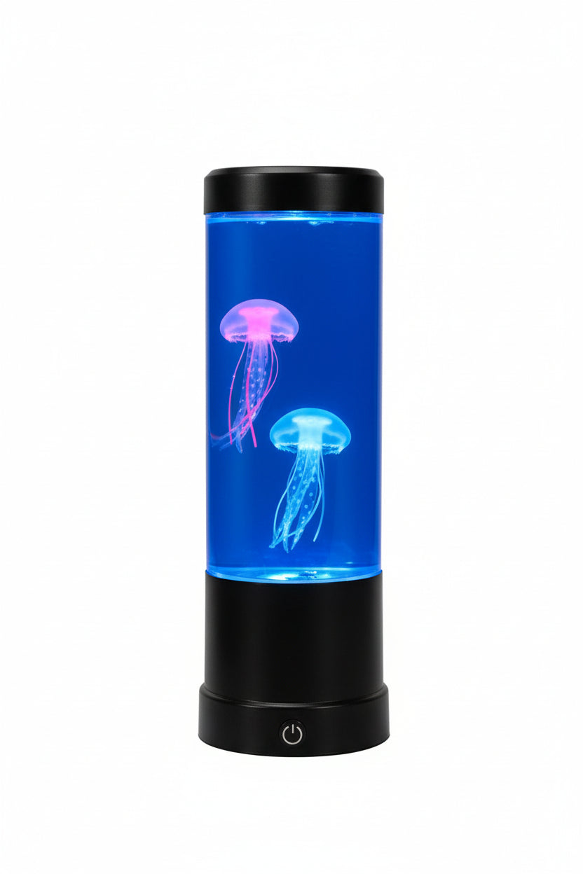 Jellyfish Lamp Night Light Color-Changing LED USB Compact