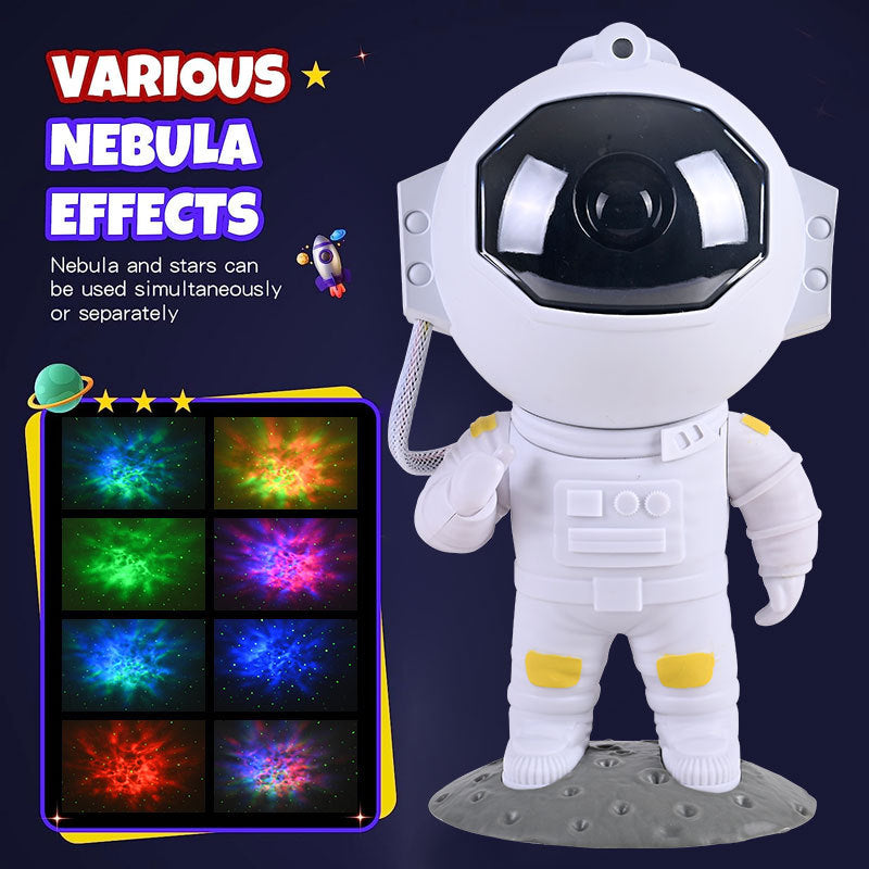 Galaxy Star Projector Lamp Astronaut LED Night Light
