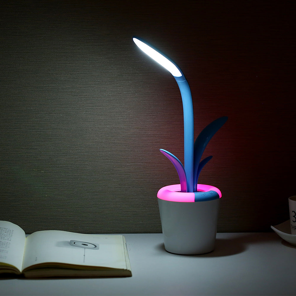 Modern LED Desk Lamp USB Eye-Care Table Light Black