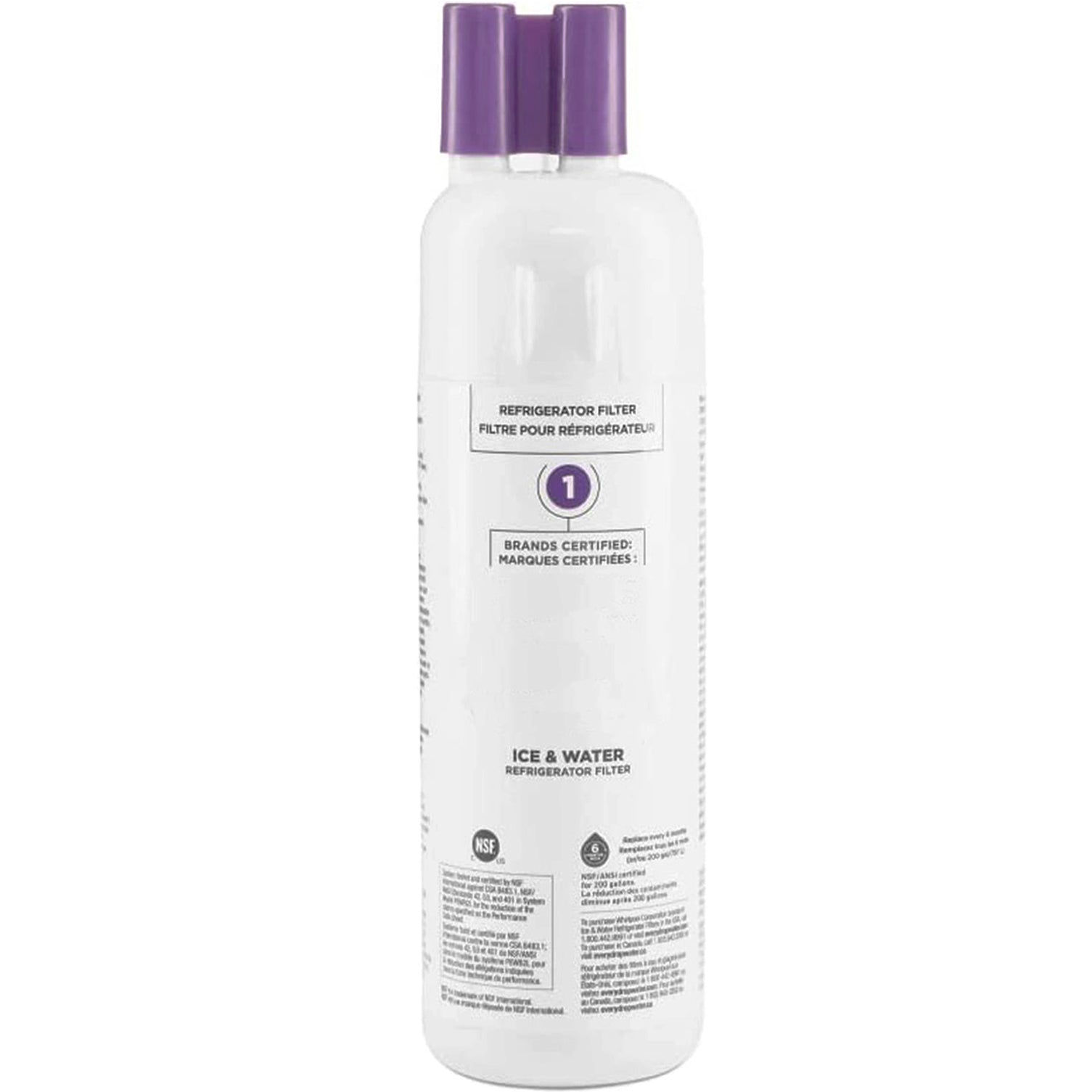 EDR1RXD1 refrigerator water filter - W10295370A - FILTER 1