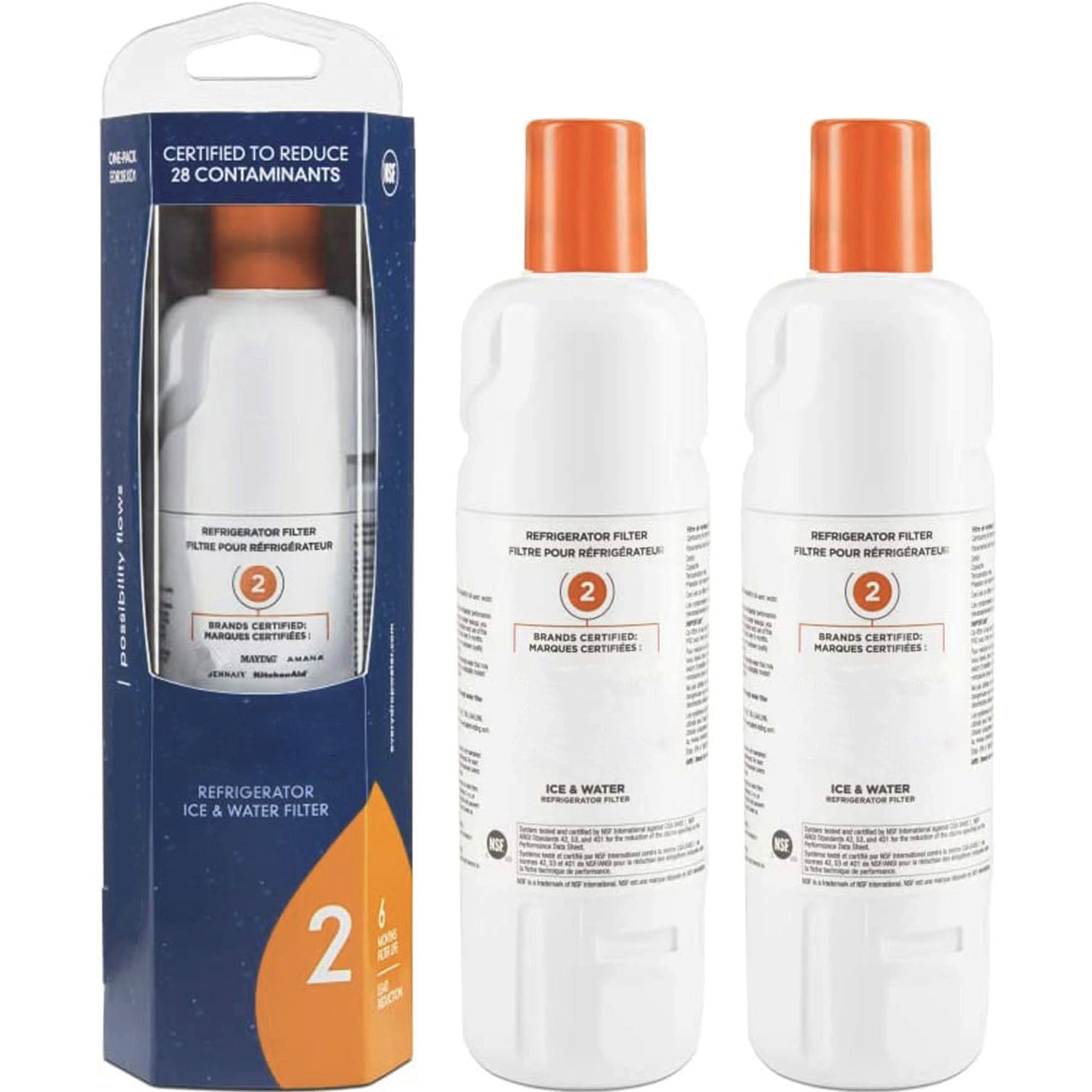 EDR2RXD1 refrigerator water filter - W10413645A - FILTER 2