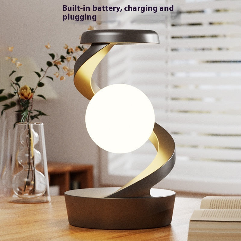 Rotating Moon Desk Lamp Table Lamp Wireless Charging