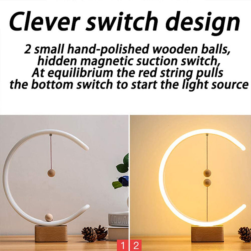 Smart Magnetic Table Lamp LED Remote Control Modern