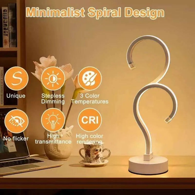 Creative Question Mark Desk Lamp LED 3 Color White USB