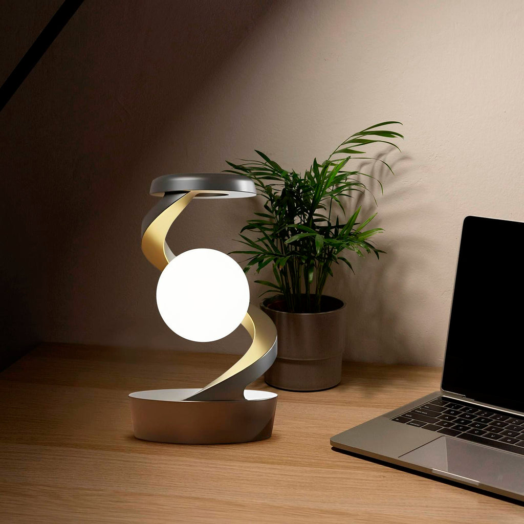Rotating Moon Desk Lamp Table Lamp Wireless Charging