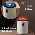 Volcanic Flame Diffuser Humidifier USB LED Portable