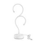 creative question mark desk lamp white