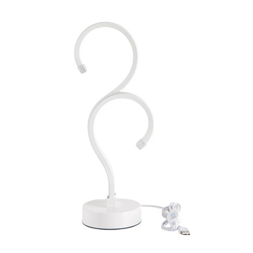 creative question mark desk lamp white