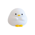  cute duck LED night lamp silicone & rechargeable