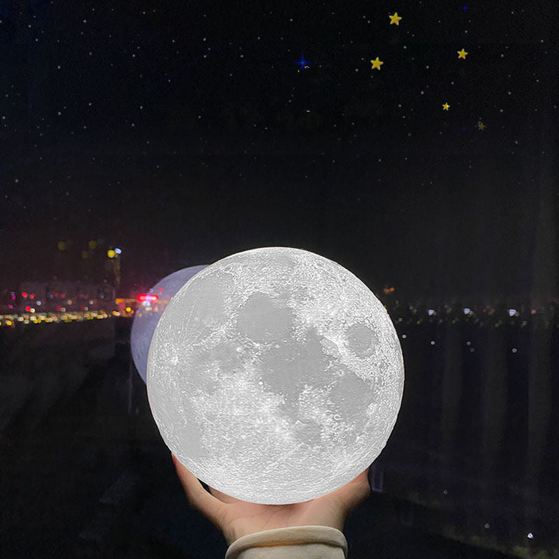 3D Moon Lamp Table Light Touch Control USB Night Decor