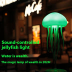 Jellyfish Mood Lamp Night Light LED Portable Desk Decor