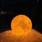 3D Moon Lamp Table Light Touch Control USB Night Decor