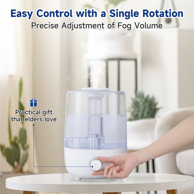 Mechanical Humidifier BPA-Free Low Water Protection 4L
