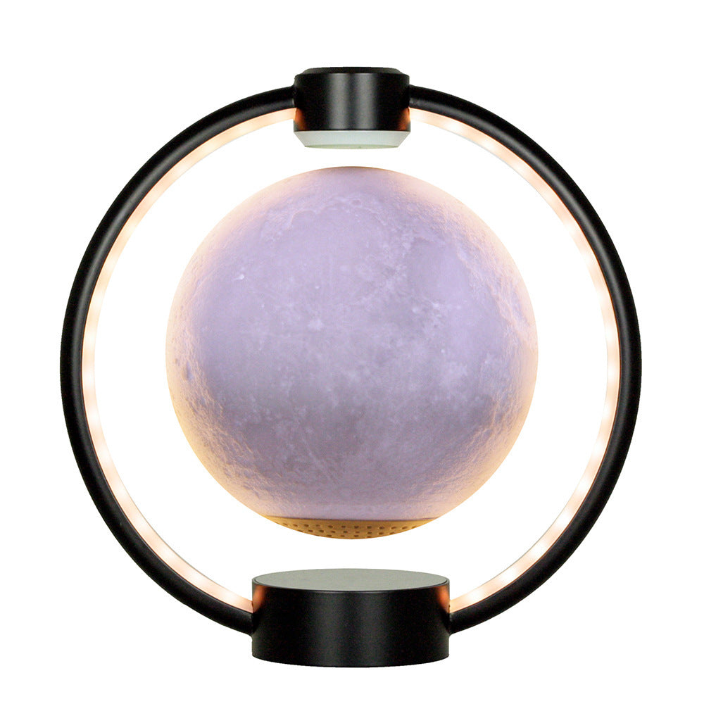 maglev moon light lamp  (black moon)