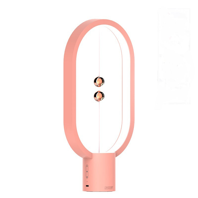 mini smart magnetic switch LED lamp pink color
