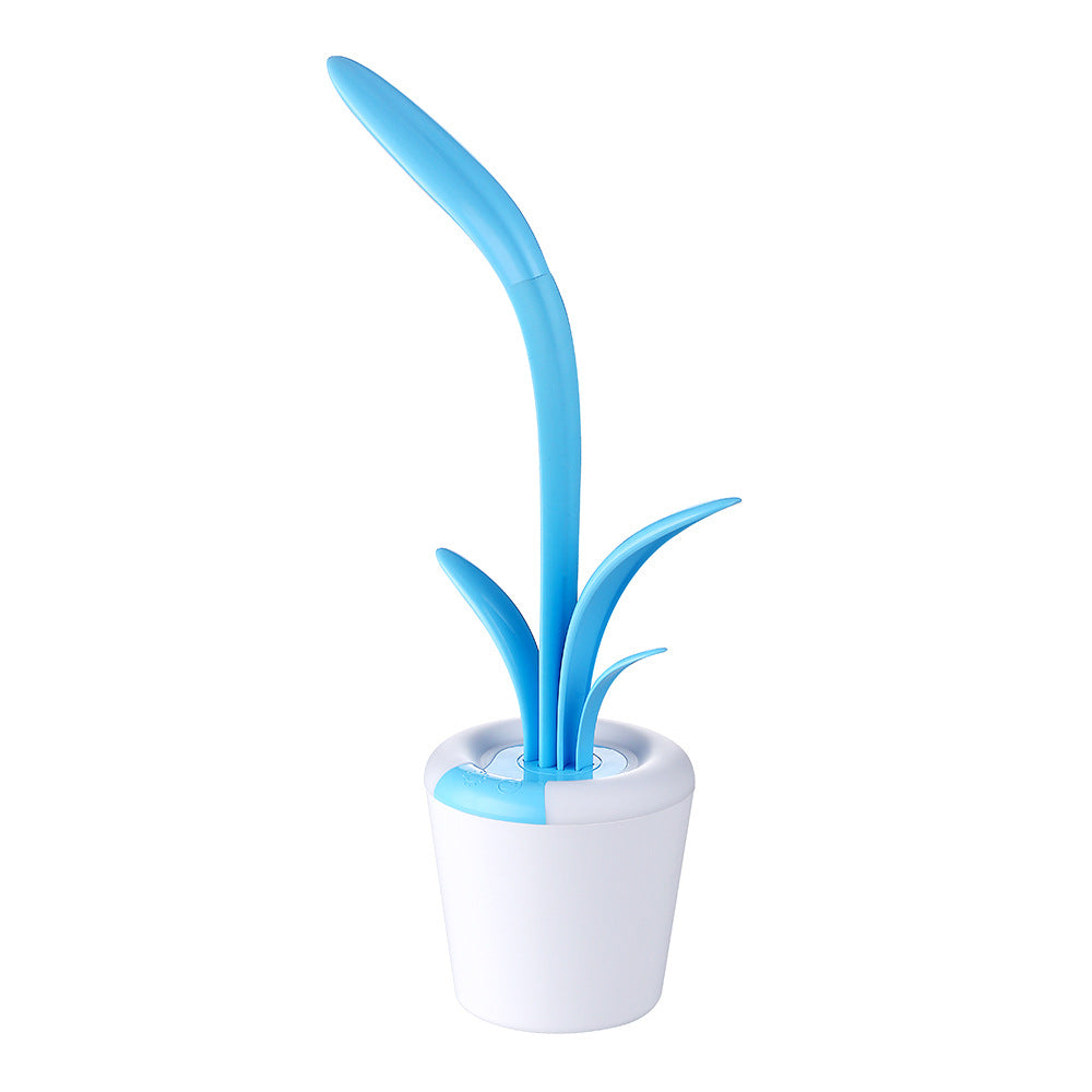   modern LED desk lamp blue