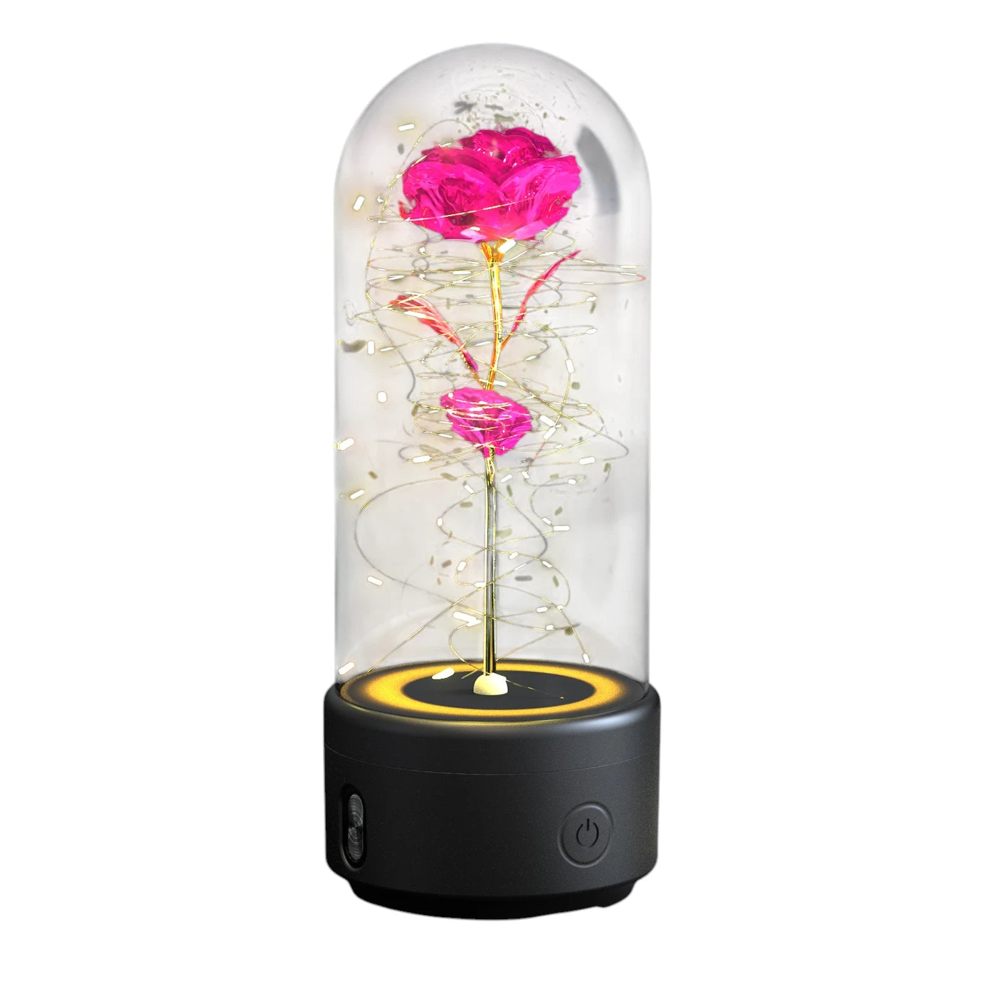 rose LED light black base color