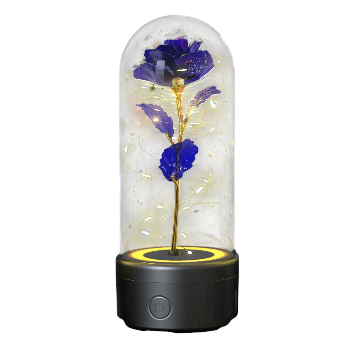  rose LED light black base purple