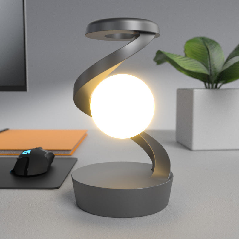  rotating moon desk lamp gray basic