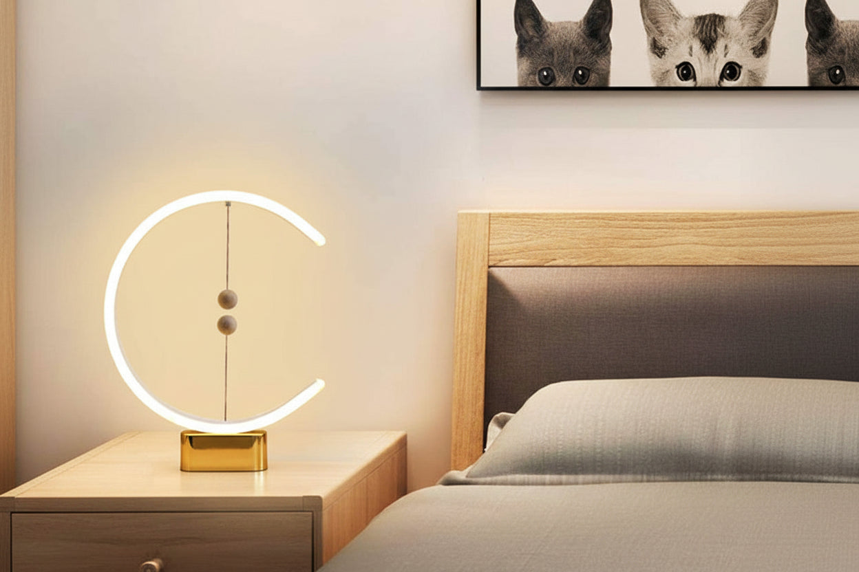 smart magnetic table lamp with remote control